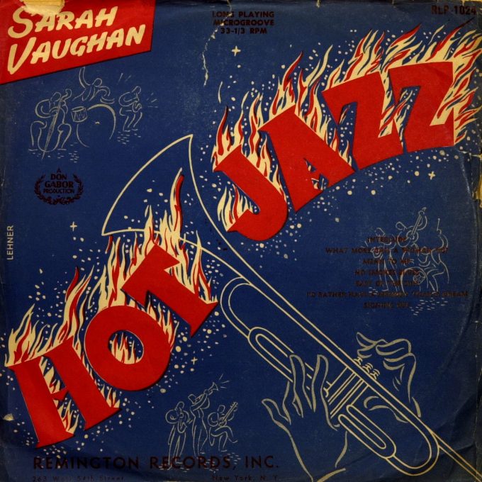 Sarah Vaughan ‎ Hot Jazz, 1953 LP mono rip — Back To Music